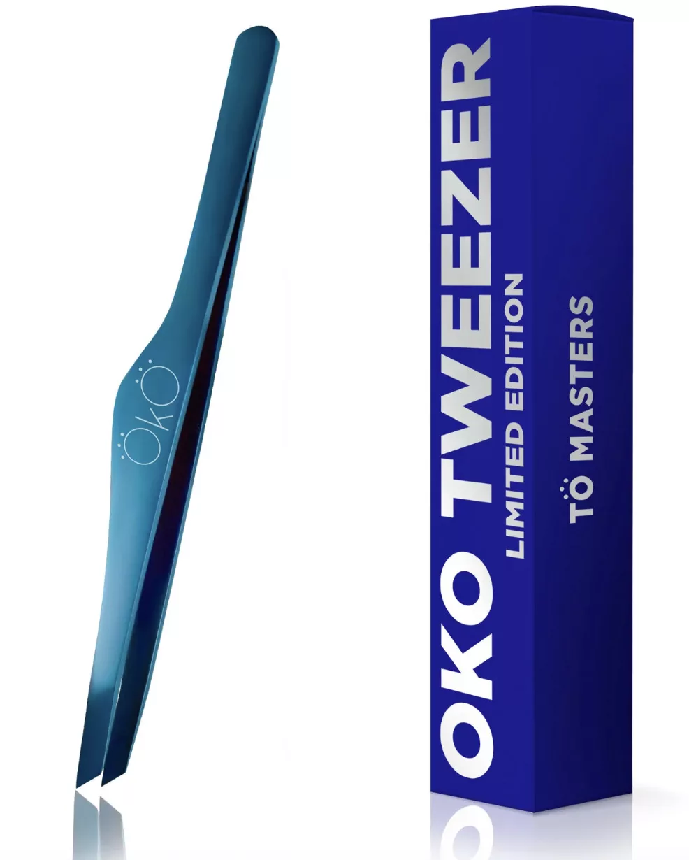 Pęseta do brwi ręcznie ostrzona OkO Tweezer