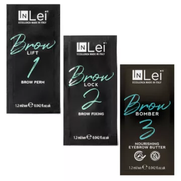 InLei zestaw saszetek do laminacji brwi 1-2-3