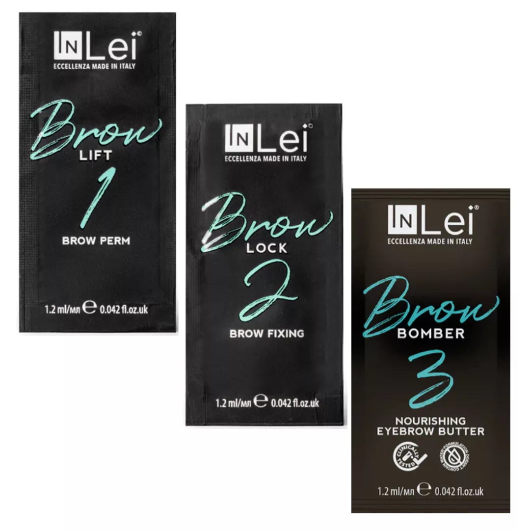 InLei zestaw saszetek do laminacji brwi 1-2-3
