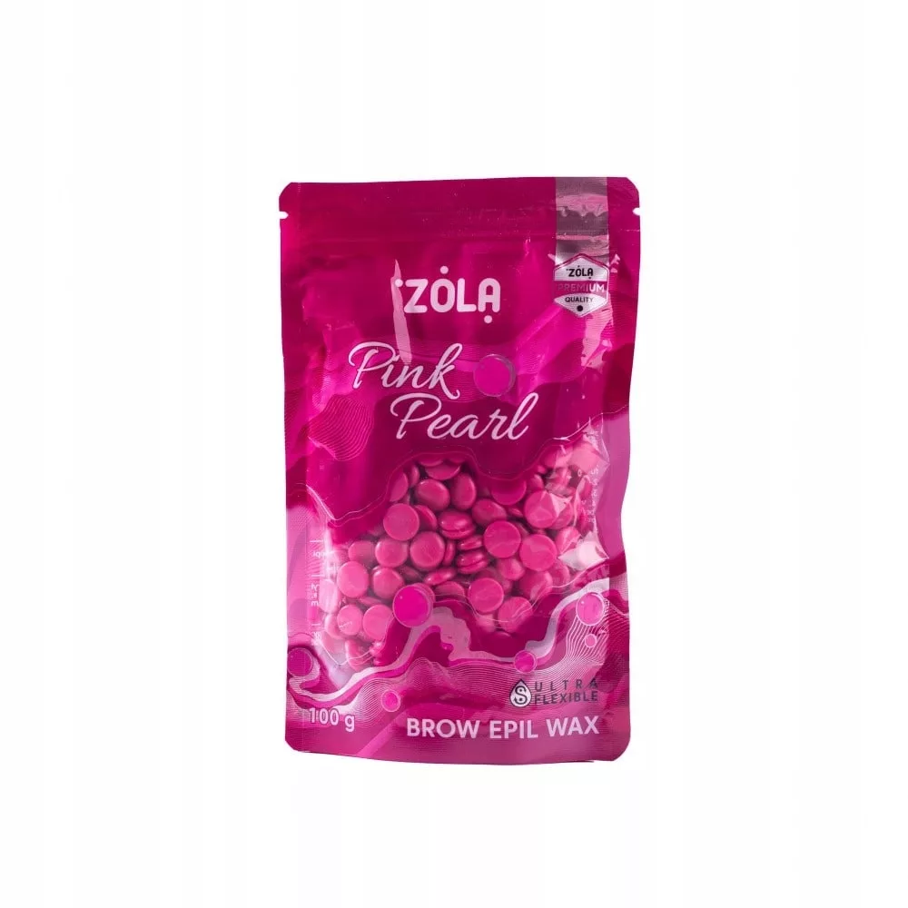 Wosk do depilacji bez paskowy BROW EPIL WAX pink pearl Zola 500g