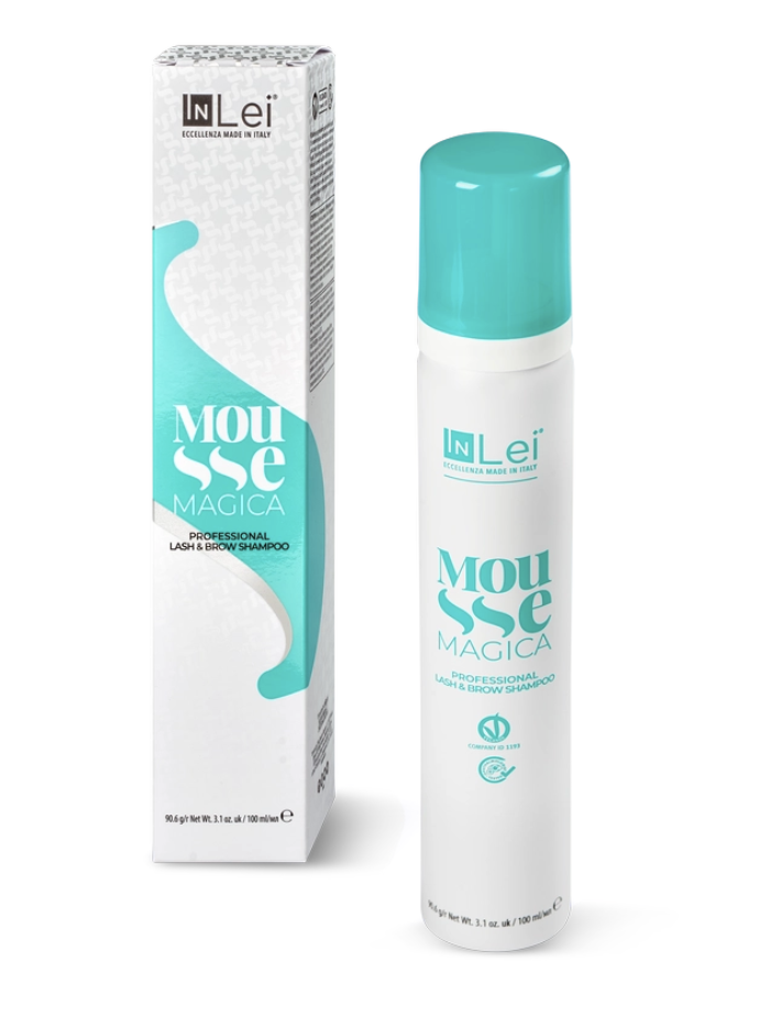 InLei® Profesjonalny szampon do rzęs i brwi „MOUSSE MAGICA” 100ml