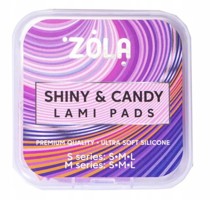 ZOLA Formy silikonowe Jelly L-curl do laminacji rzęs GÓRNE I DOLNE