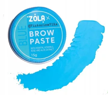 ZOLA niebieska pasta do konturowania i stylizacji brwi 15g
