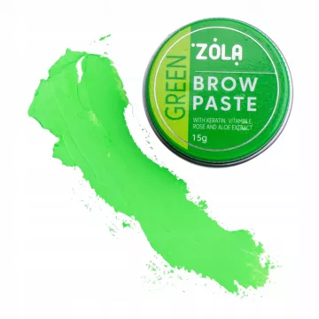 ZOLA zielona pasta do konturowania i stylizacji brwi 15g