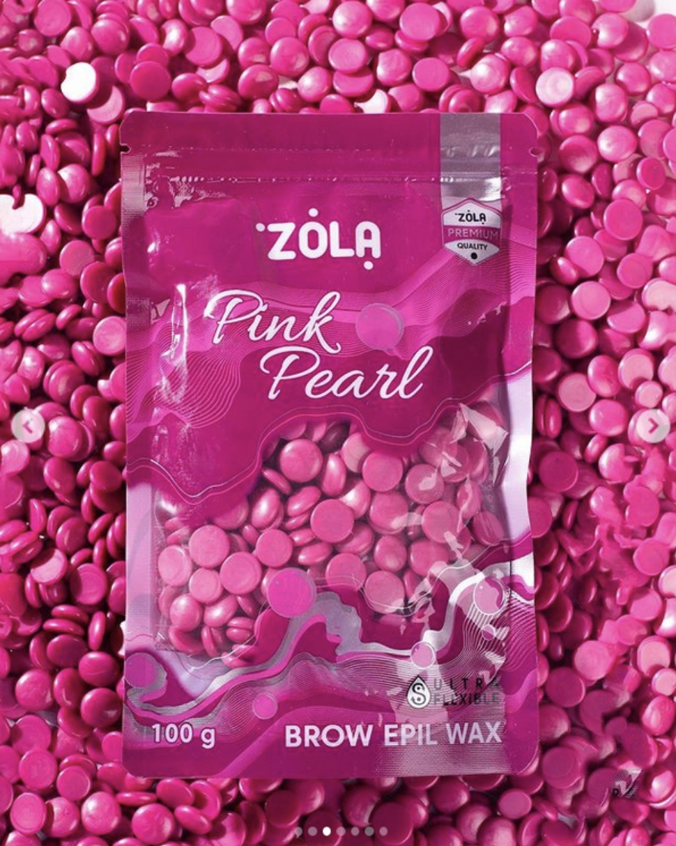 Wosk do depilacji bez paskowy BROW EPIL WAX pink pearl Zola