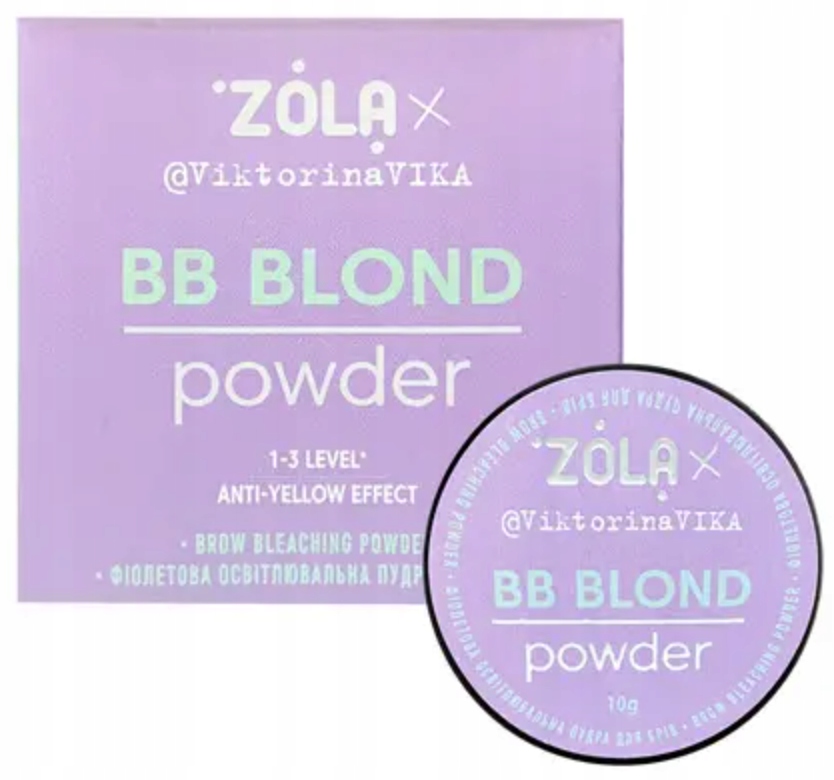 Zola BB Blond Puder Rozjaśniający Do Brwi 10 g