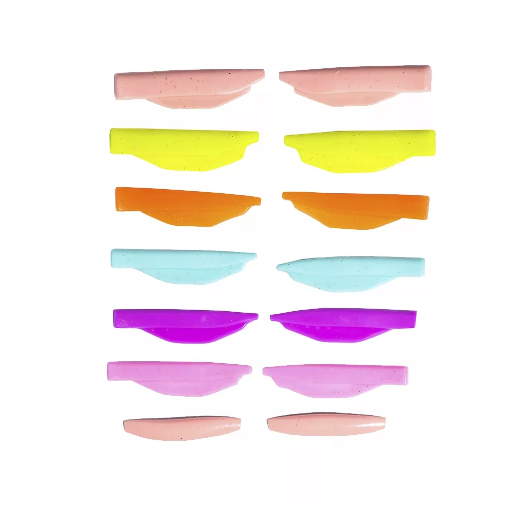 Formy silikonowe do laminacji rzęs Rainbow L curl wałeczki Zola