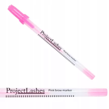 Różowy pisak do konturowania i geometrii brwi PEN