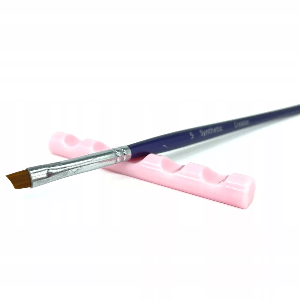 Podstawka holder na pędzle pędzel wąski plastikowa czarna