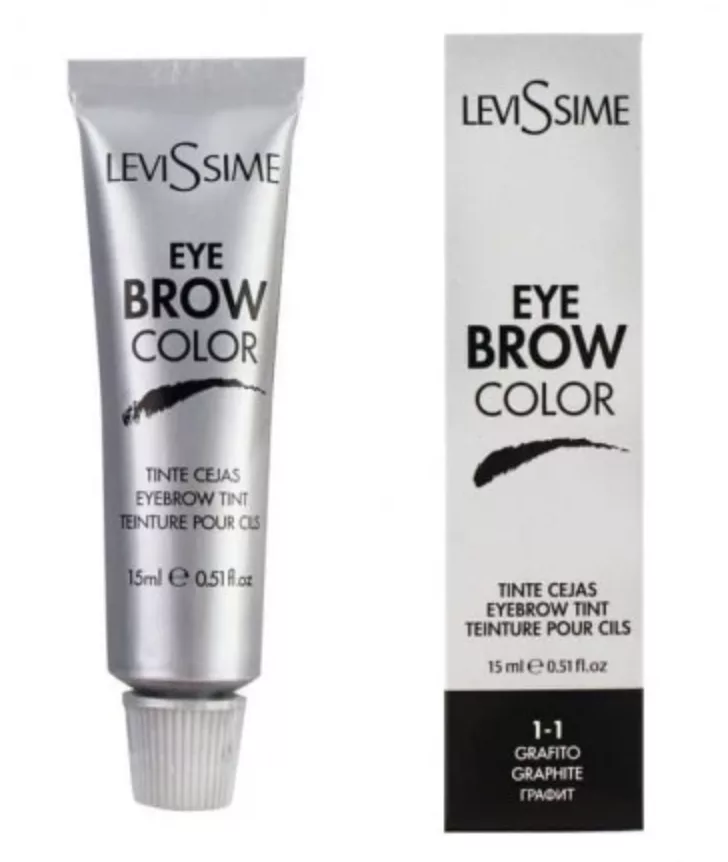 Farba do brwi Eye Brow Color Levissime graphite 1-1 grafit farbka