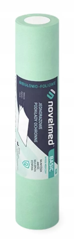 Prześcieradło podkład podfoliowany 50x50cm ZIELONY UNIVEL BASIC