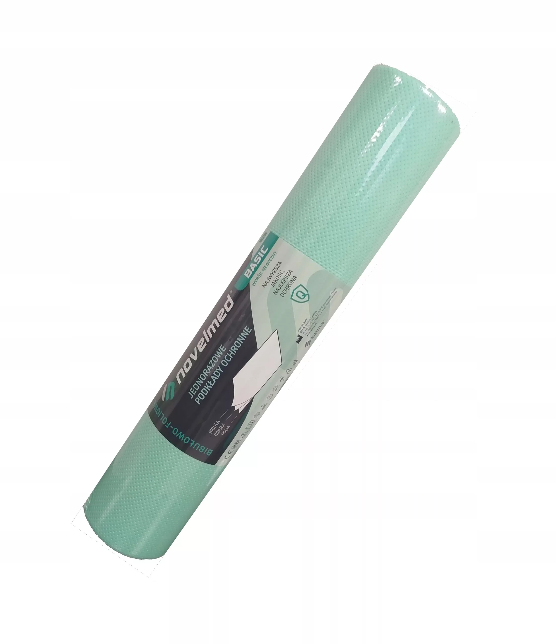 Prześcieradło podkład podfoliowany 50x50cm ZIELONY UNIVEL BASIC