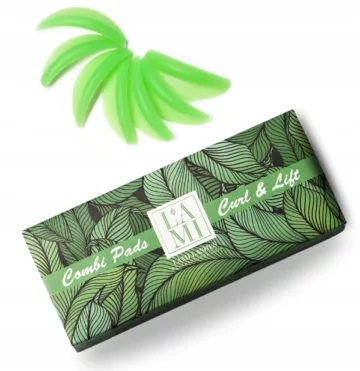 Lami Lashes Combi Pads wałki formy lifting rzęs 8 par GREEN