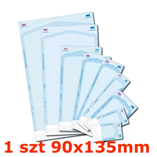 1 szt Torebka do sterylizacji 90x135mm MEDAL samoprzylepna