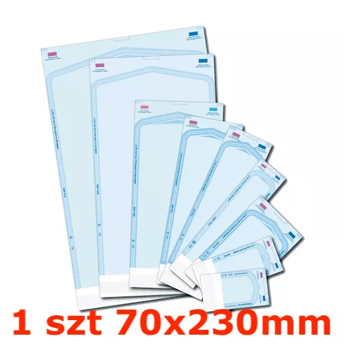 1 szt Torebka do sterylizacji 70x230mm MEDAL samoprzylepna