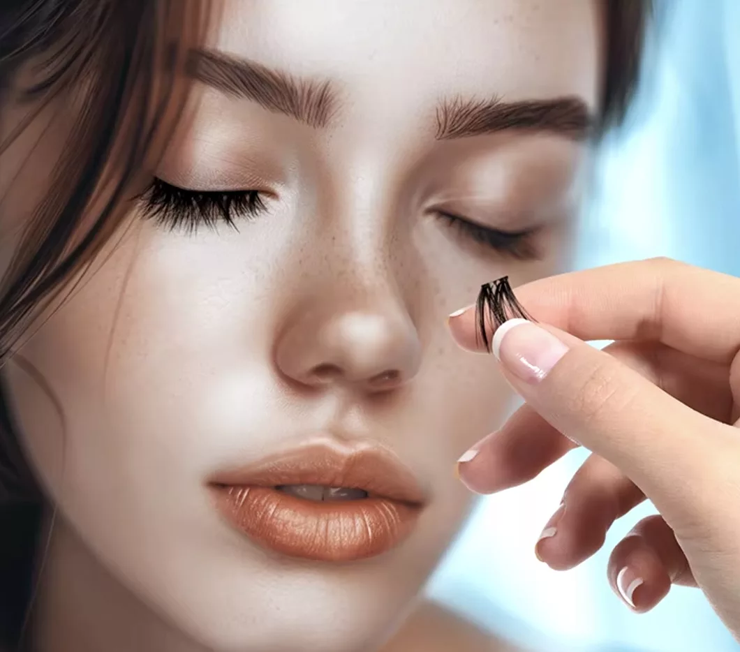 Rzęsy bondingowe NAGARAKU MIX 10-16mm DIY wielokrotnego użytku Z KLEJEM