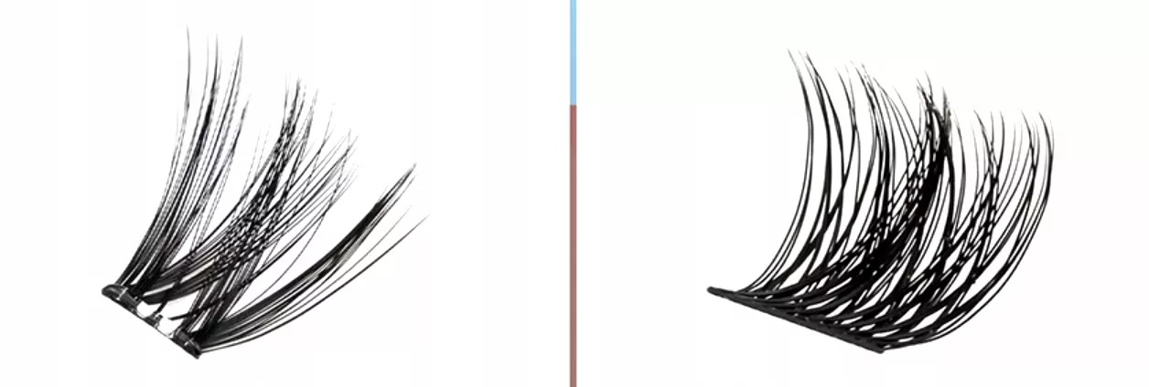 Rzęsy bondingowe NAGARAKU MIX 10-16mm DIY wielokrotnego użytku Z KLEJEM