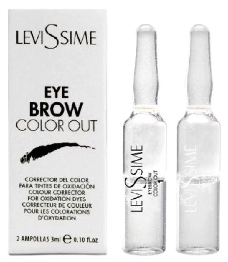 LEVISSIME Eyebrow color out korektor koloru 2x3ml
