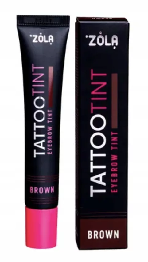 ZOLA farba do brwi i rzęs Tattoo Tint Brown brąz 15 ml farbka