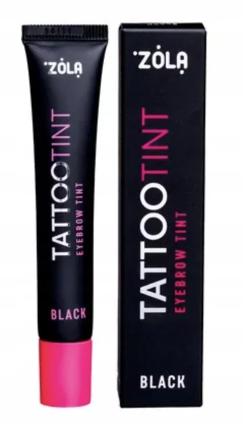 ZOLA farba do brwi i rzęs Tattoo Tint Czarna 15 ml farbka