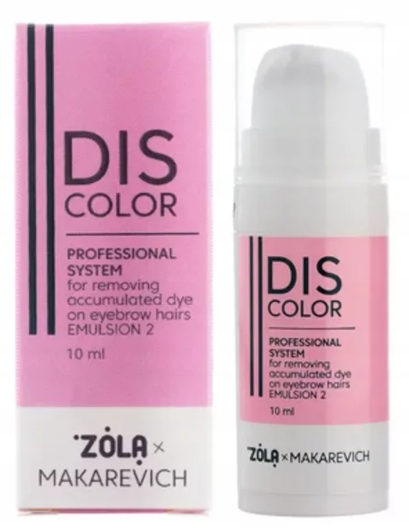 ZOLA system do usuwania nagromadzonego barwnika z włosków brwiowych step 2