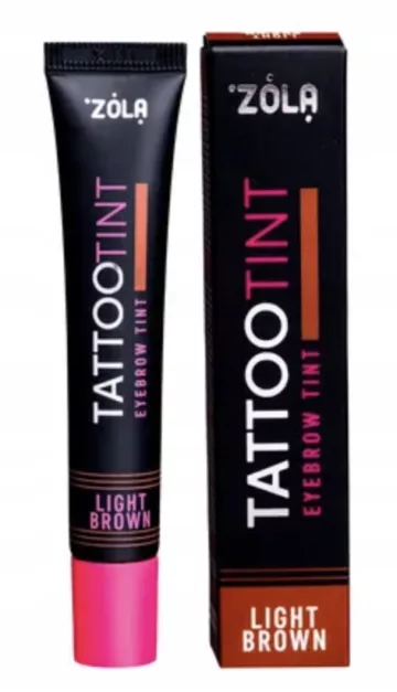 ZOLA farba do brwi i rzęs Tattoo Tint Light Brown Jasny brąz 15 ml farbka