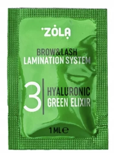 Zestaw do laminacji rzęs i brwi ZOLA Color Lab 1/2/3 Lifting Color Gel 3 ml