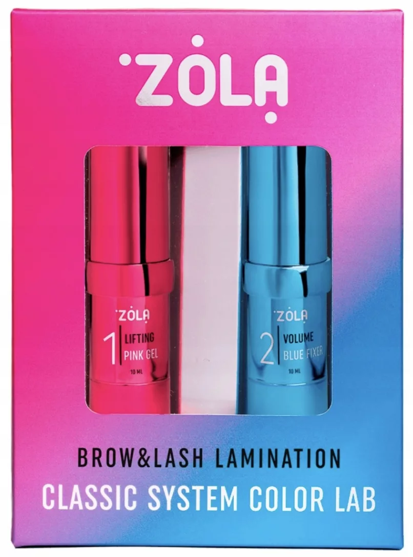 Żel do laminacji rzęs i brwi ZOLA Color Lab 01 Lifting Pink Gel 10 ml