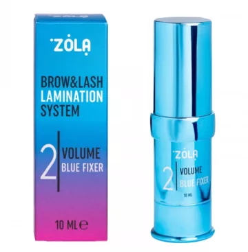 Utrwalacz laminacji rzęs i brwi ZOLA Color Lab 02 Lifting Blue Gel 10 ml