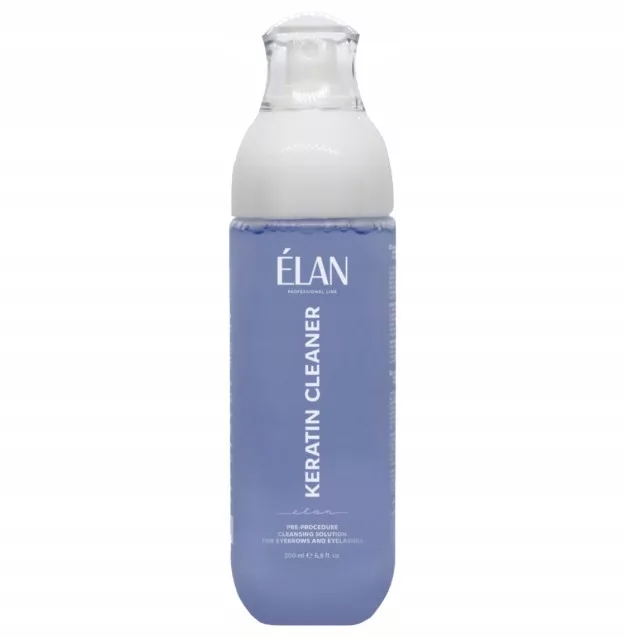 Elan Tonik do odtłuszczania brwi i rzęs ELAN KERATIN CLEANER 200 ml