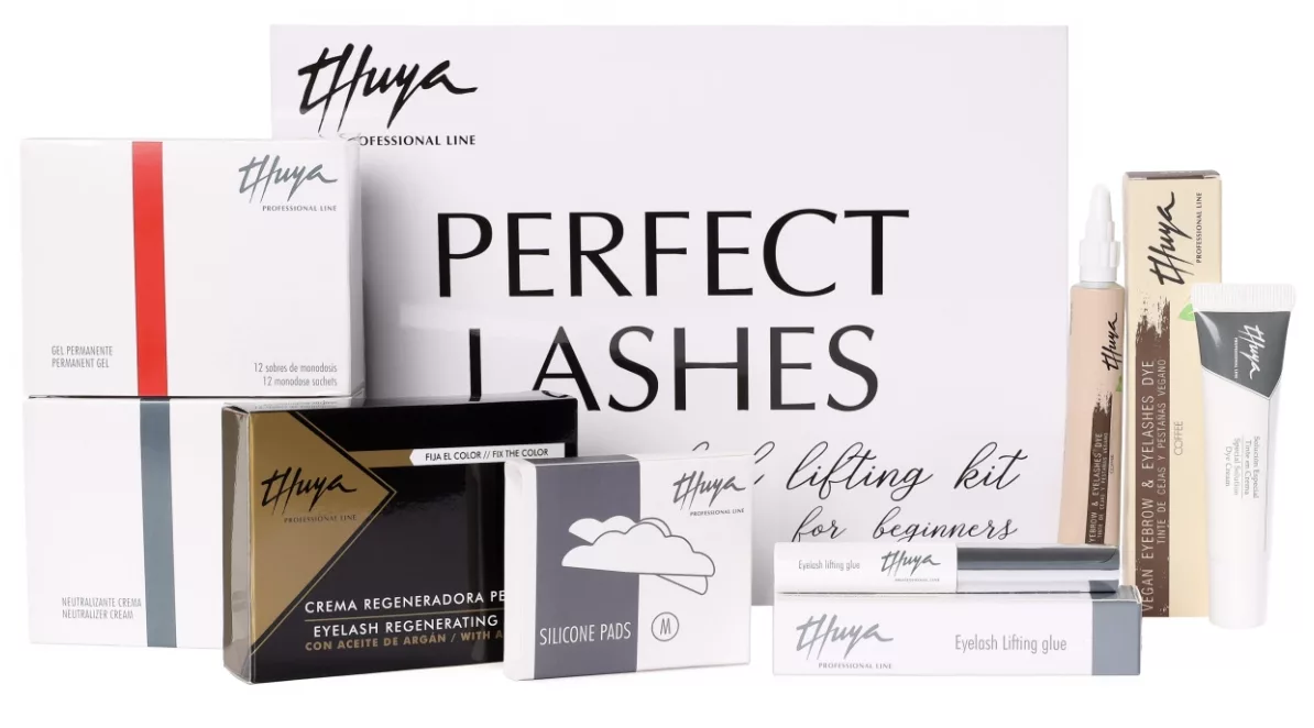 Zestaw do laminacji brwi i rzęs dla początkujących Perfect Lashes Thuya