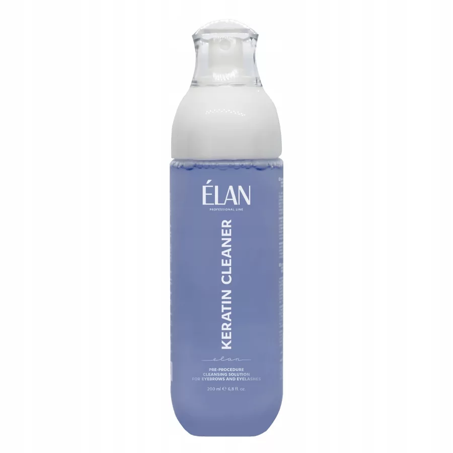 Elan Tonik do odtłuszczania brwi i rzęs ELAN KERATIN CLEANER 200 ml