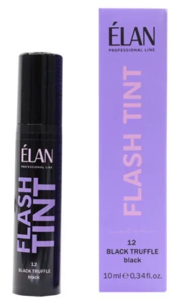 ELAN FLASH TINT 12 Farba do brwi  Black Truffle