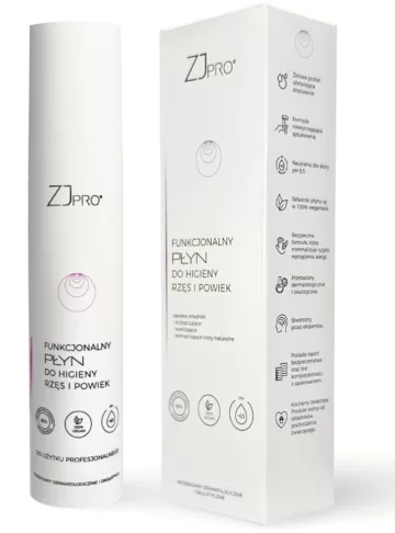 Funkcjonalny płyn do higieny rzęs i powiek ZJ PRO 50 ml