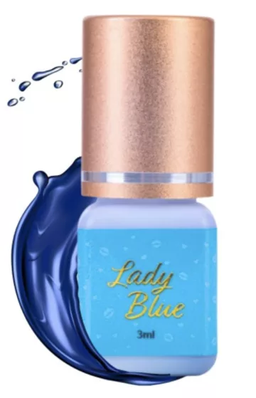 Klej Do Przedłużania Rzęs Lady Blue 3ml Szybkoschnący i Trwały | Moemi Lashes