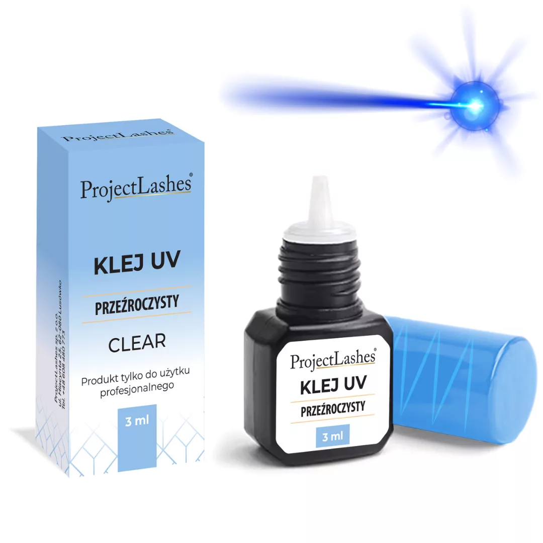 ProjectLashes Clear UV – Klej do przedłużania rzęs metodą UV przeźroczysty