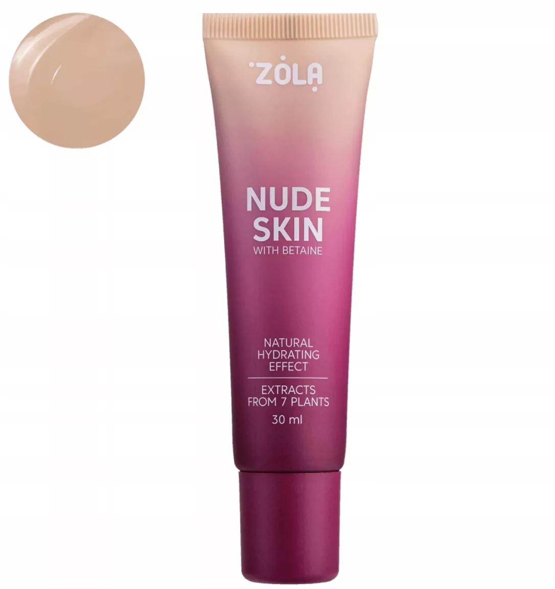 ZOLA Nude Skin Tonujący Podkład 01 LIGHT GLOW & WHITE 30 ml