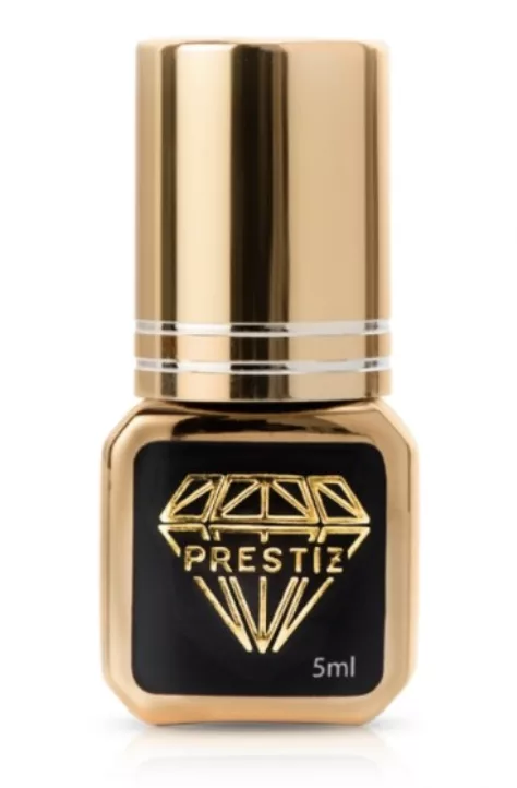 Klej Do Rzęs PRESTIŻ 0,5-1 sek Bez Cyjanoakrylu Niskooparowy 5ml Moemi
