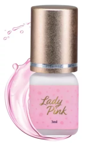 Bezbarwny Klej do rzęs Lady Pink 3ml – 0,5 Sek Moemi Lashes