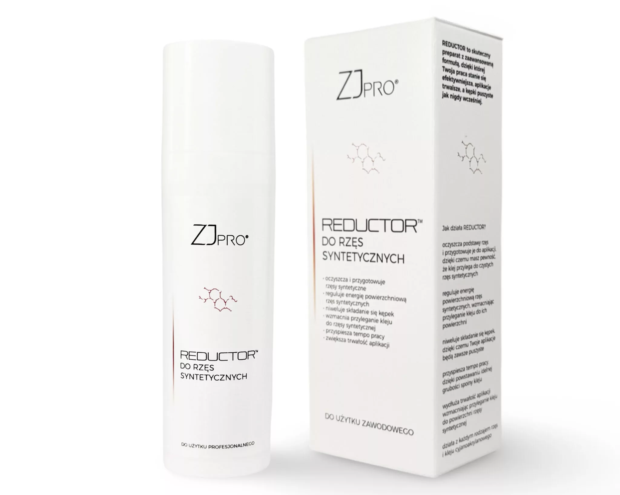 ZJ PRO NOWY CLEANER  do oczyszczania rzęs ZJPro 15ml