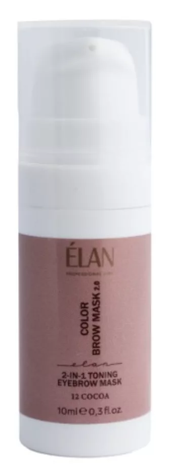 ELAN COCOA 2.0: COLOUR BROW MASK : Tonująca maska do brwi 2w1