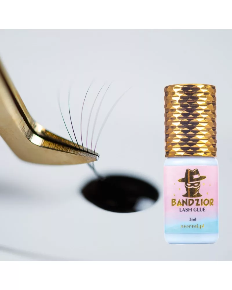 Klej Do Rzęs Bandzior 3ml – Szybkoschnący 0,5 Sek Niskooparowy | Moemi Lashes