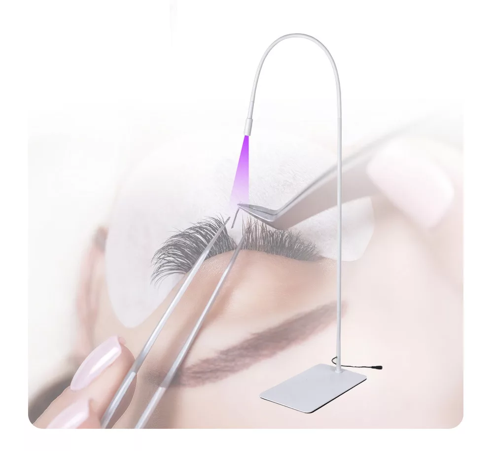 Lampa UV do przedłużania rzęs ProjectLashes + okulary BIAŁA