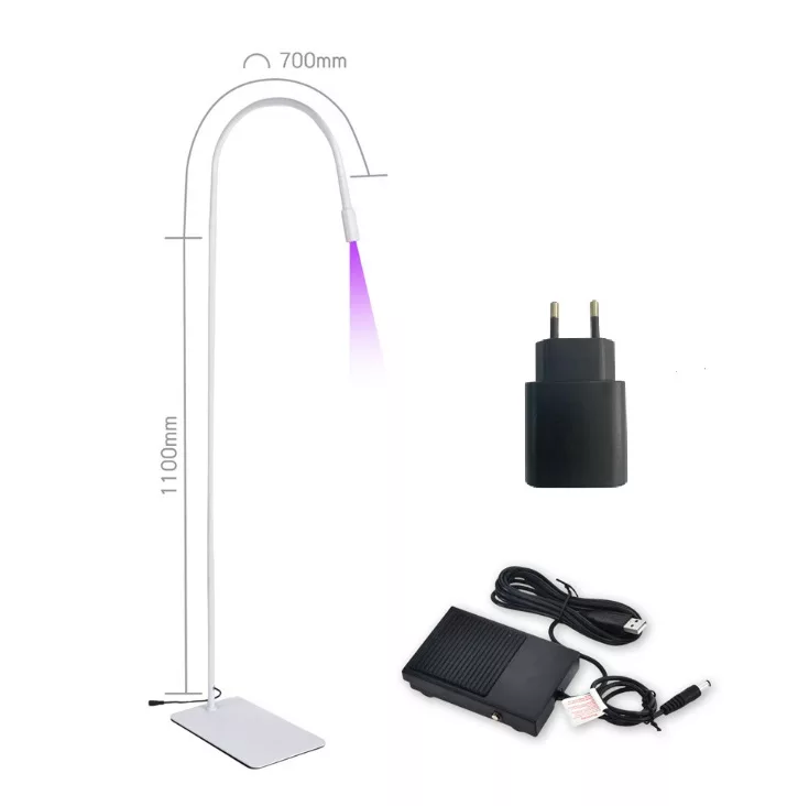 Lampa UV do przedłużania rzęs ProjectLashes + okulary BIAŁA