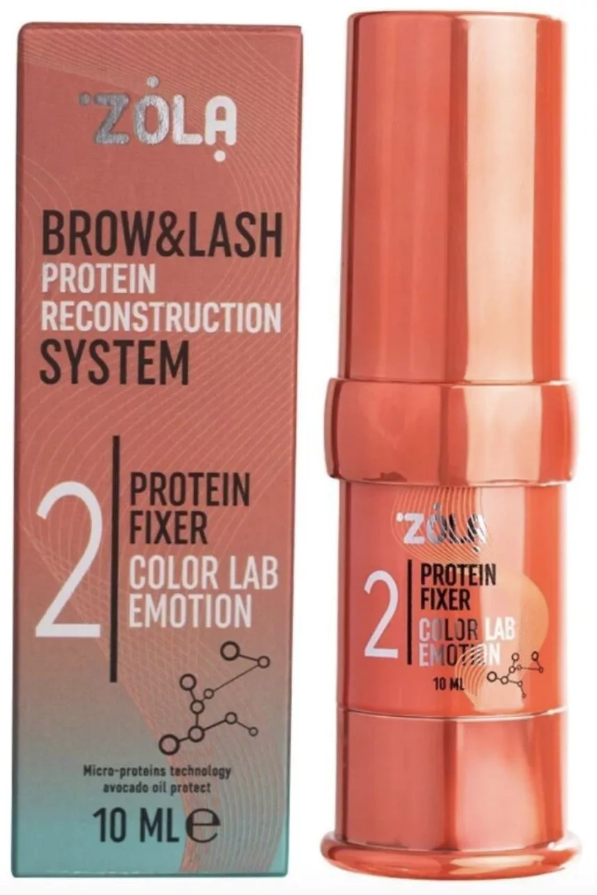 ZOLA Color Lab EMOTION Zestaw do laminacji brwi i rzęs 10 ml + 10 ml