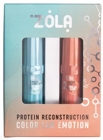 ZOLA Color Lab EMOTION Zestaw do laminacji brwi i rzęs 10 ml + 10 ml