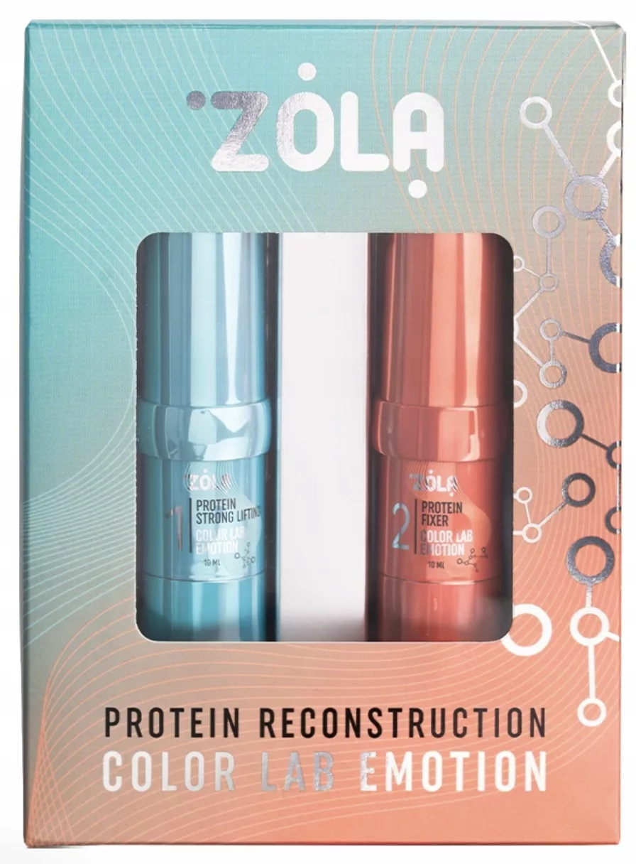 ZOLA Color Lab EMOTION Zestaw do laminacji brwi i rzęs 10 ml + 10 ml