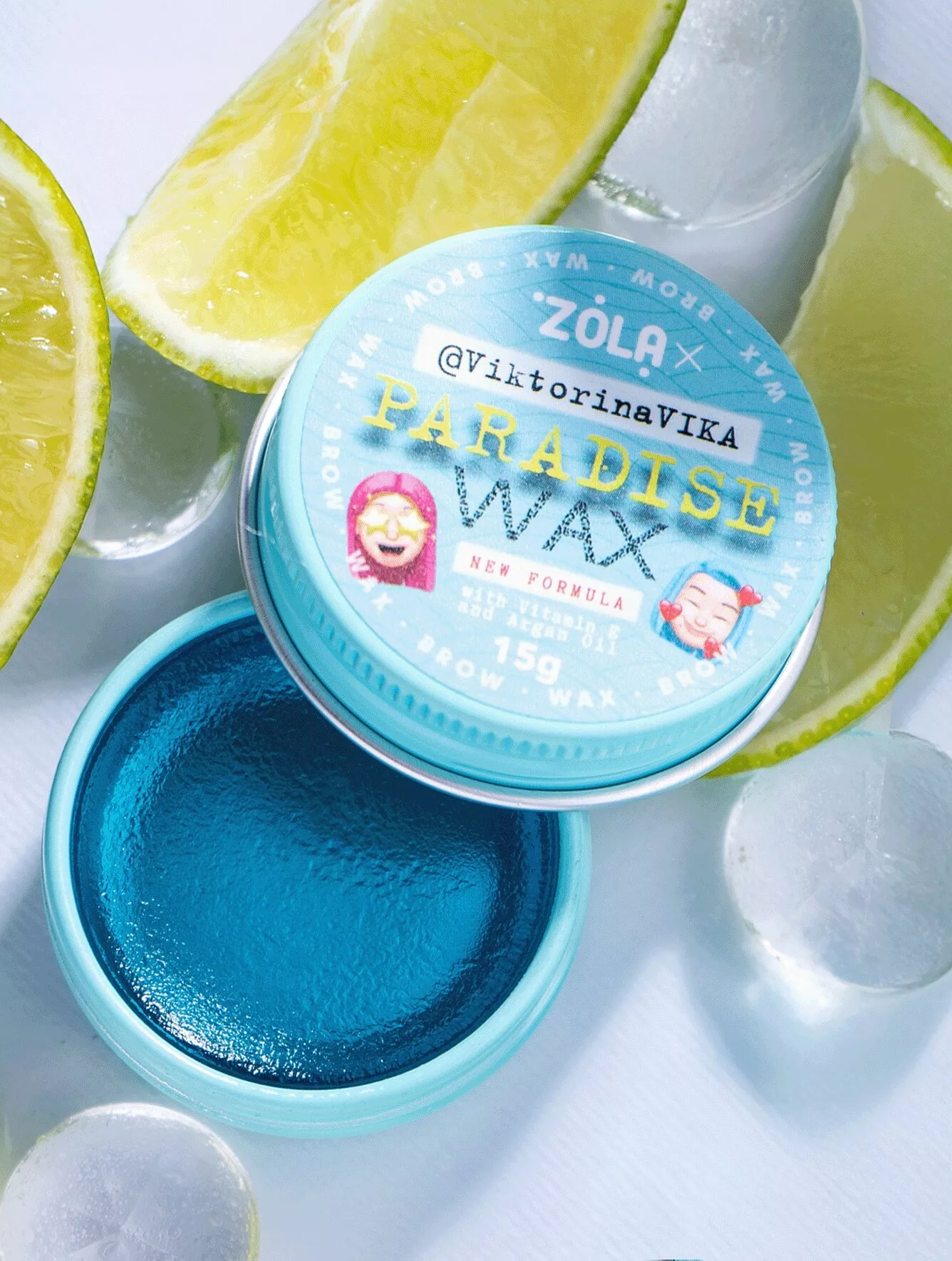 ZOLA x Viktorina Vika Wosk do stylizacji brwi Paradise Wax 15g
