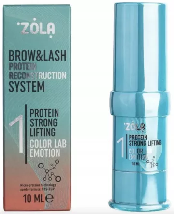 ZOLA Color Lab EMOTION Preparat do laminacji brwi i rzęs Krok 1 10 ml