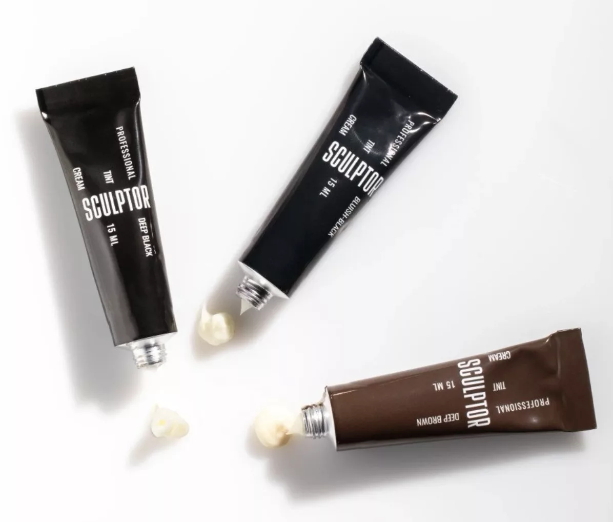 Sculptor Tint Cream Farbka do brwi i rzęs 15 ml DEEP BLACK